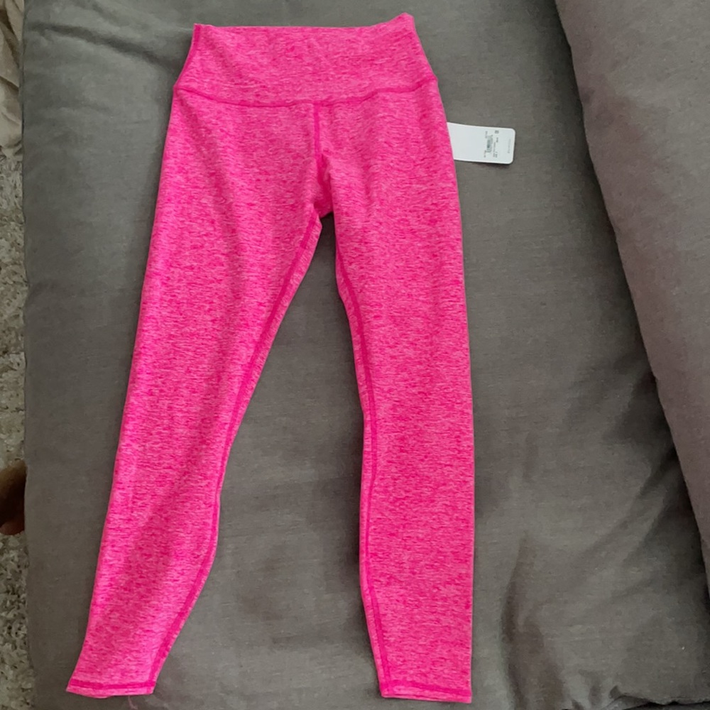Alo Yoga alosoft high waist 7/8 highlight legging neon pink small